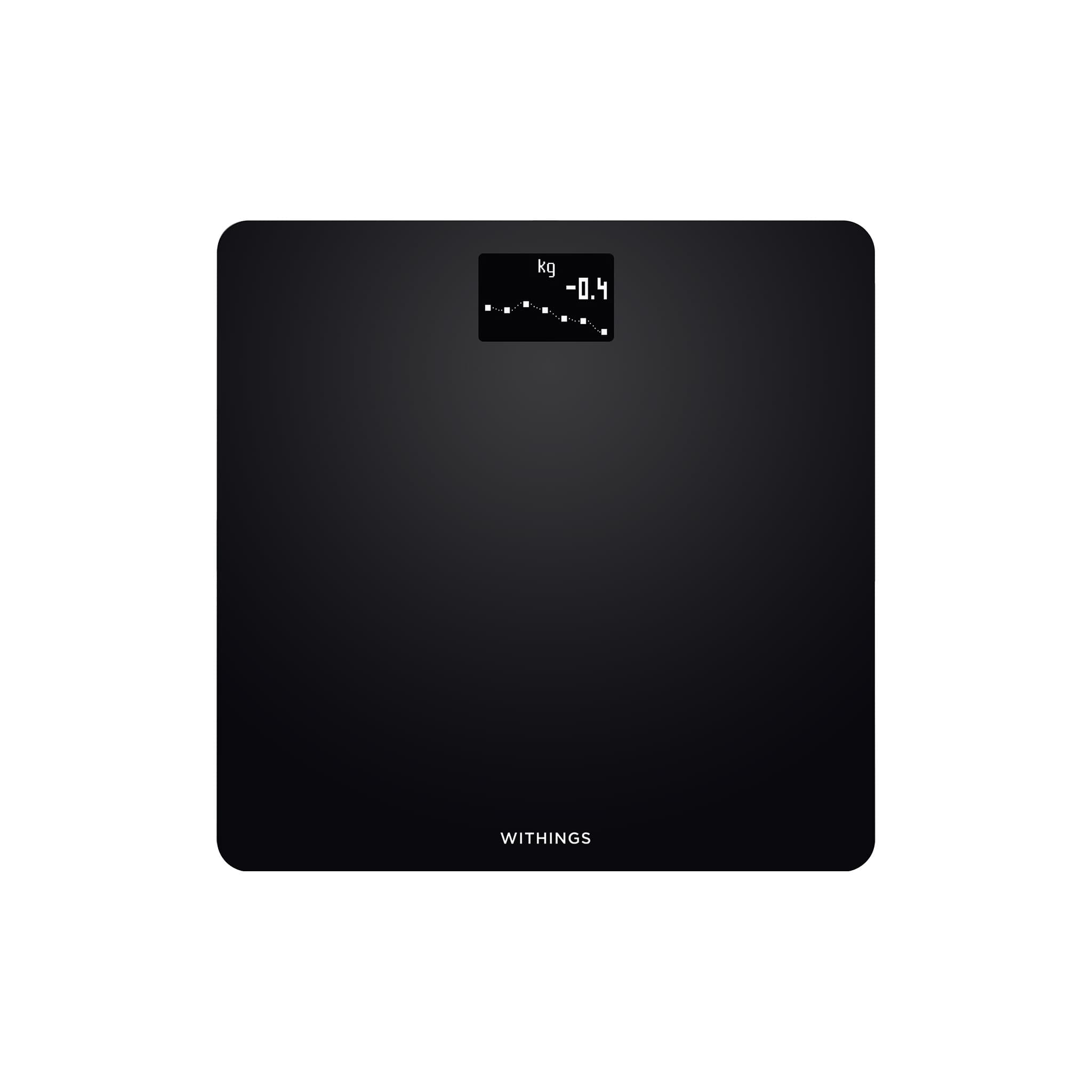 Withings Body Smart Weight & BMI Wi-Fi Digital Scale, with smartphone app, Black