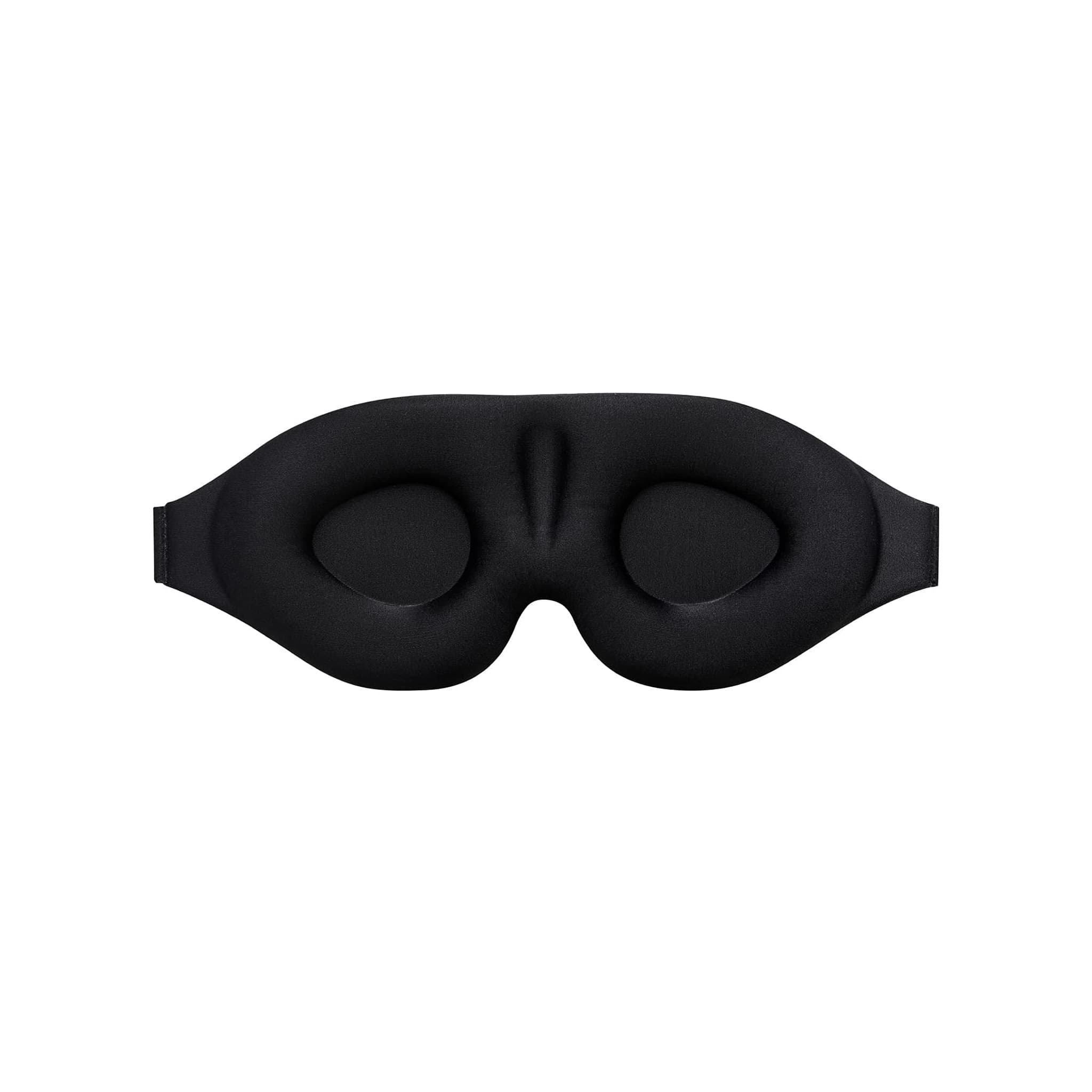 MZOO Sleep Eye Mask for Men Women, 3D Contoured Cup Sleeping Mask & Blindfold, Concave Molded Night Sleep Mask, Block Out Light, Soft Comfort Eye Shade Cover for Travel Yoga Nap, Black